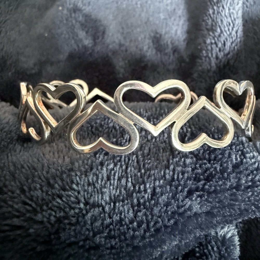 Silver Heart Bracelet